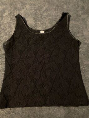 Black Lace Tank Camisole